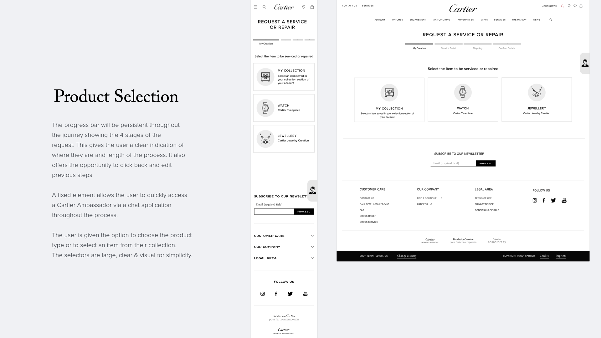 Carter Wireframe Example 2