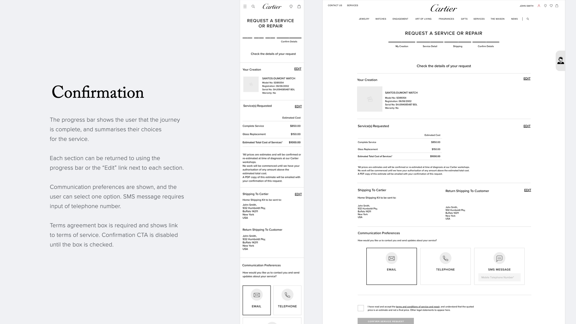 Carter Wireframe Example 6