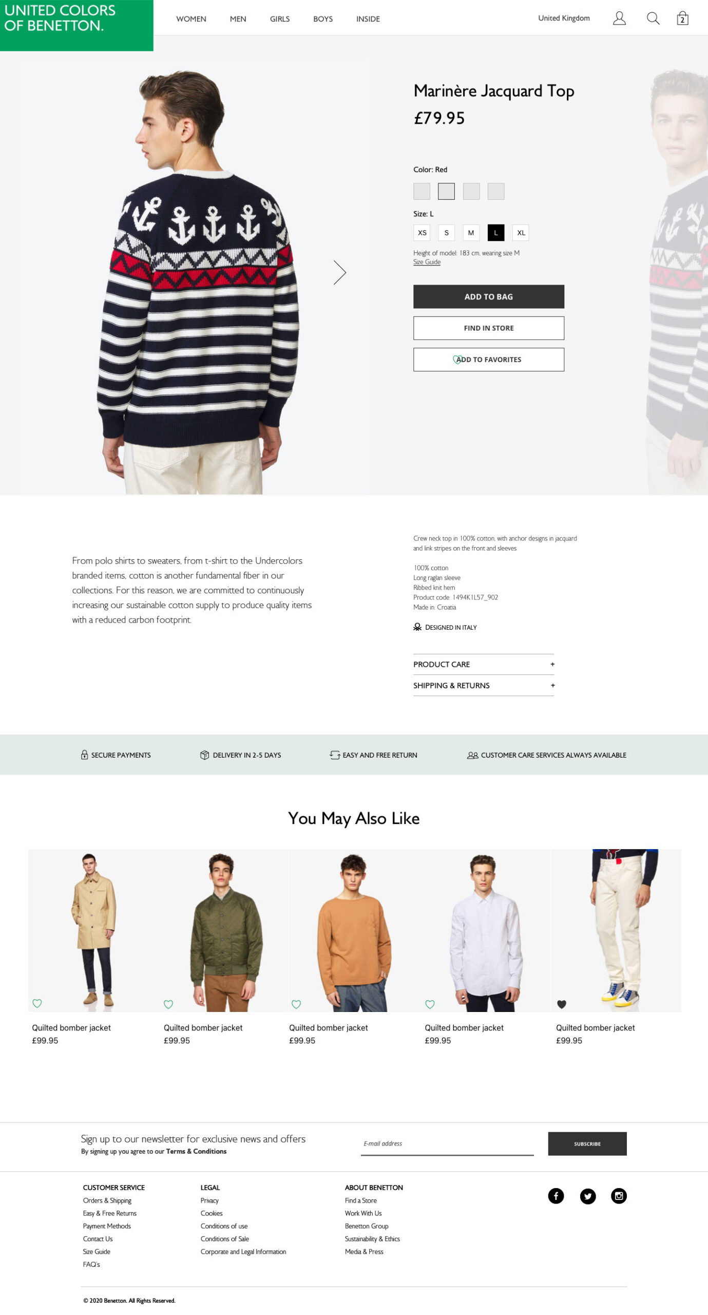 Benetton Concept 1 Product Page Alt